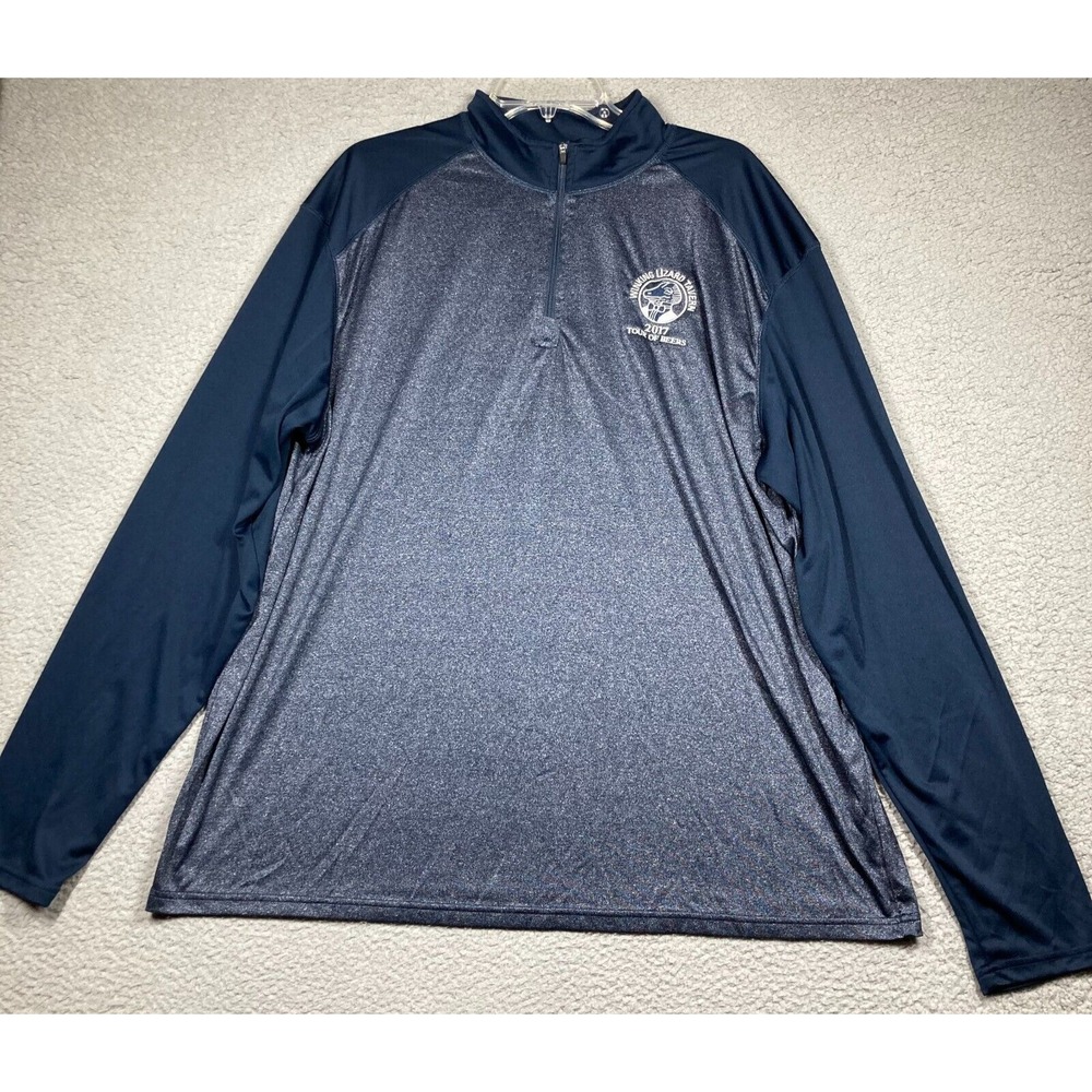 Winking Lizard Tavern Top Adult 2XL‎ Gray/Blue Lightweight  2017 Tour of Beers
